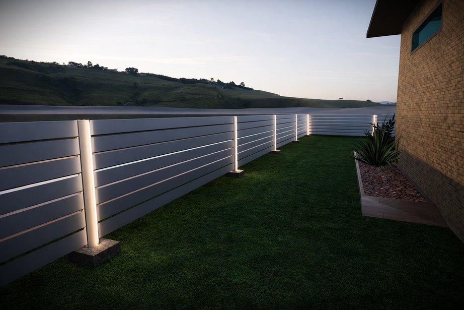 Zaun LED-Band