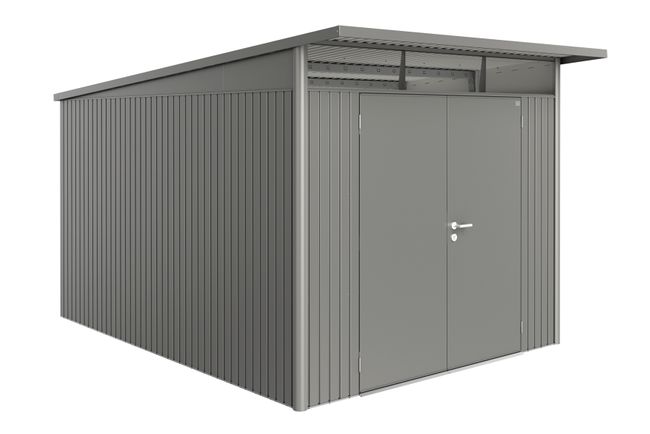 Biohort Gerätehaus AvantGarde®ECO – konfigurierbar - silber-metallic