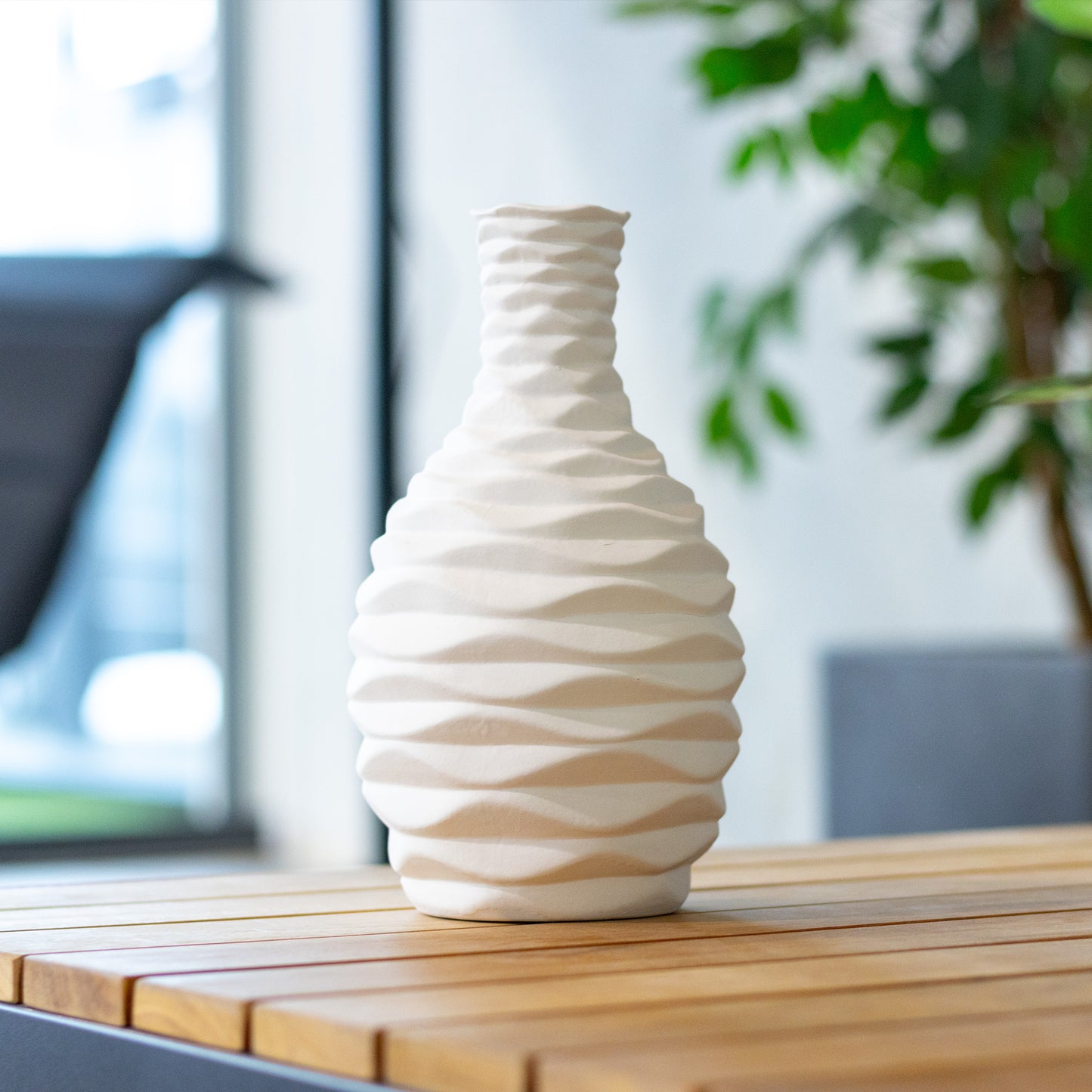 Dekovase "White", 2er Set