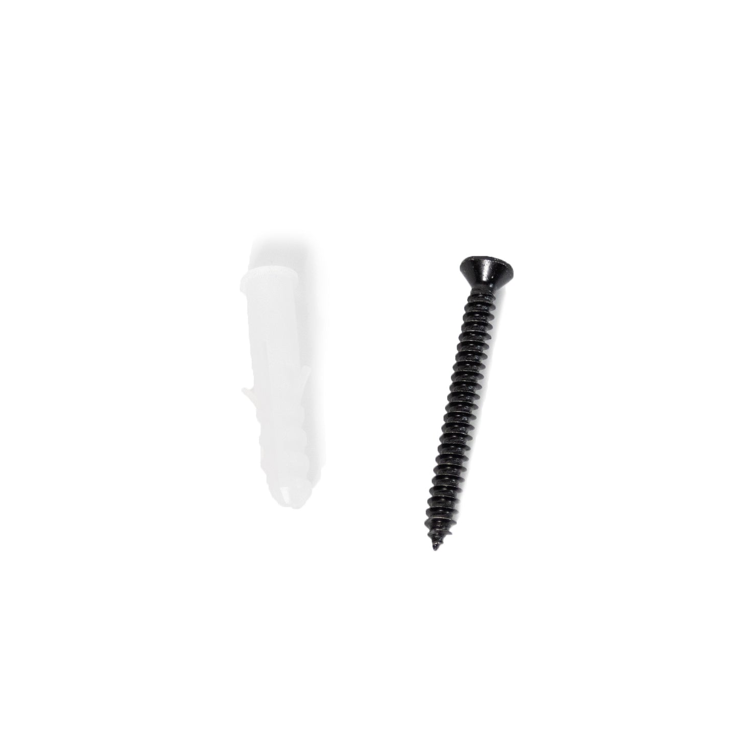 Robuster Schwerlast Wandhalter 2er Set – gerade Ausführung, bis 70 kg Tragkraft, schwarz