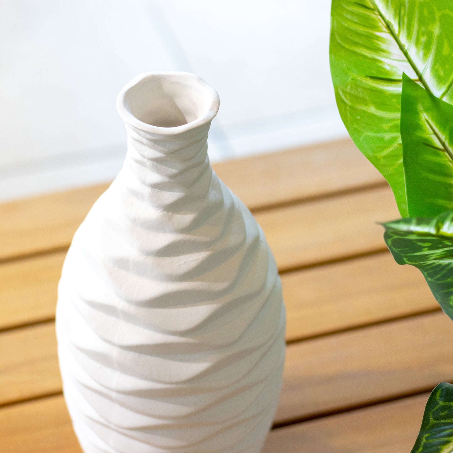 Dekovase "White", 2er Set