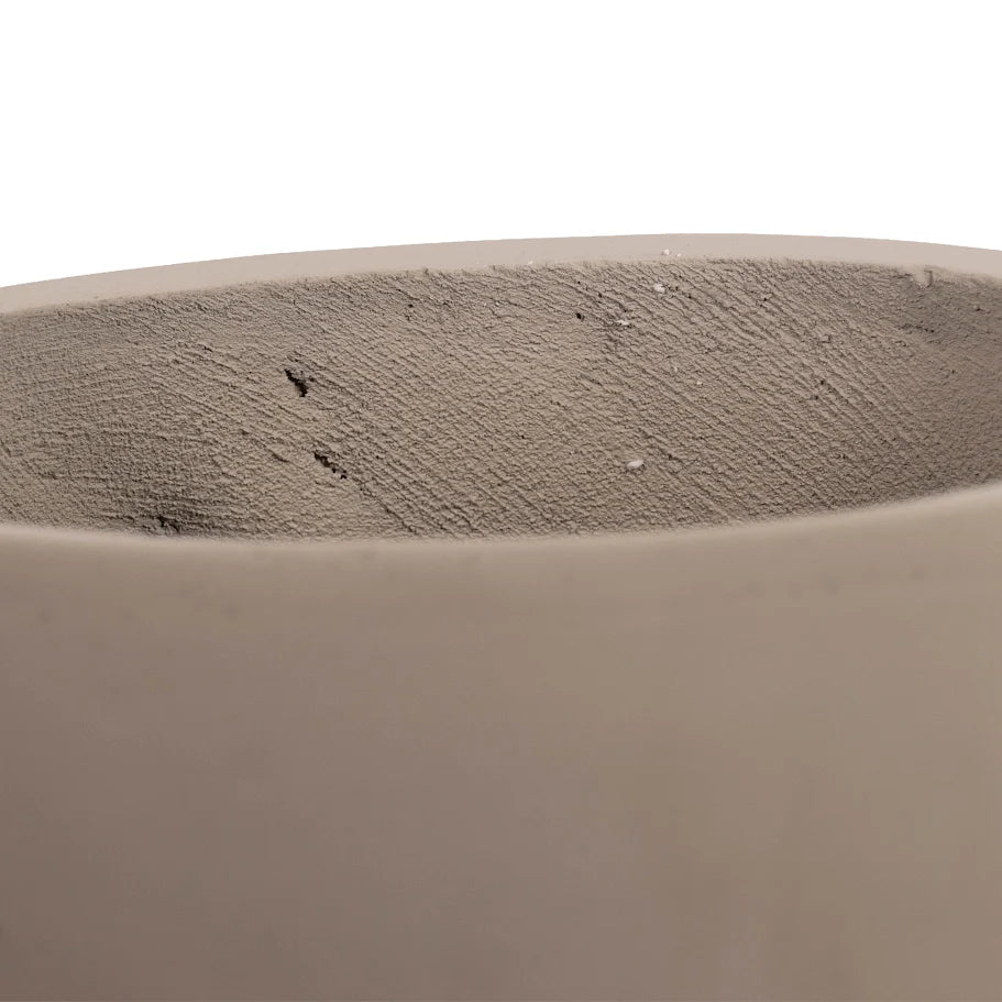 Blumentopf aus Zement – Light Grey