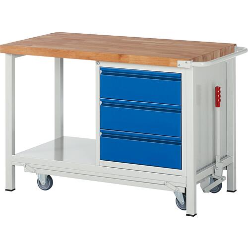 Werkbank mit absenkbarem Fahrgestell RAU 8157 Serie Basic-8