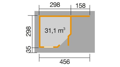 weka Designhaus 213 A, 5-Eck