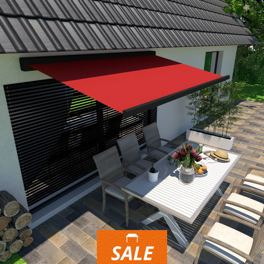 Lewens Look Trentino Kassettenmarkise - 2,50m x 1,66m - ohne Montage
