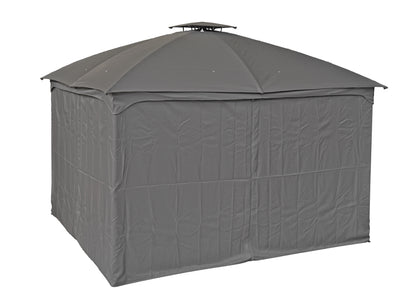 Pavillon KAMA 3,6×3 m – Moderner Gartenpavillon in Anthrazit