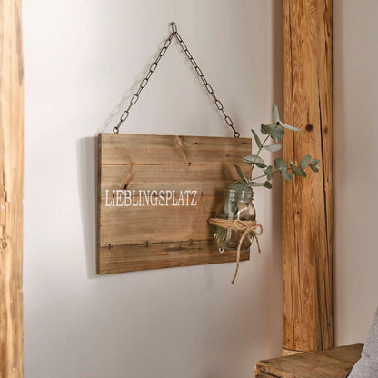 Schild "Lieblingsplatz"