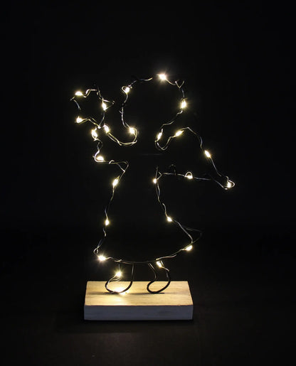LED-Deko "Engel mit Stern"