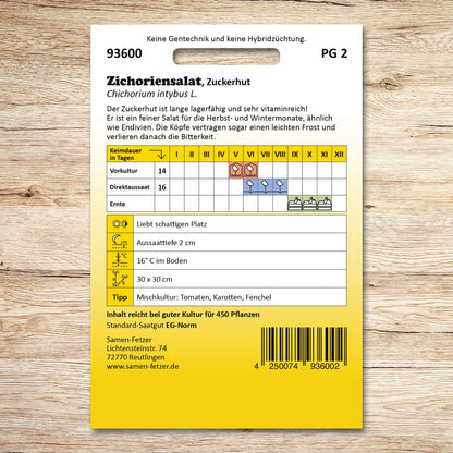 Zichoriensalat Zuckerhut