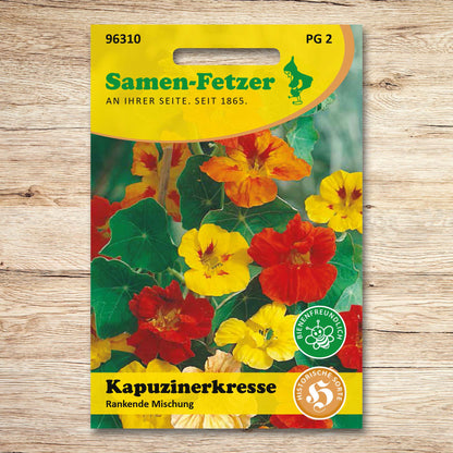 Kapuzinerkresse Prachtmischung, hoch, rankend