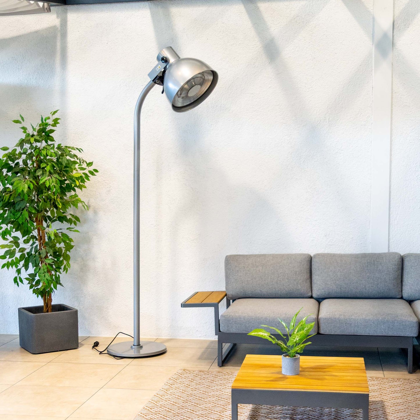 Standheizstrahler, Standing Patio Heater, schwarz oder grau