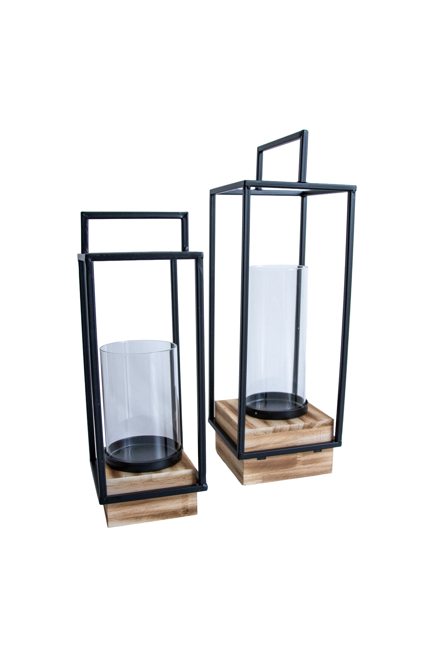 Laterne "Industrial Modern", 2er Set