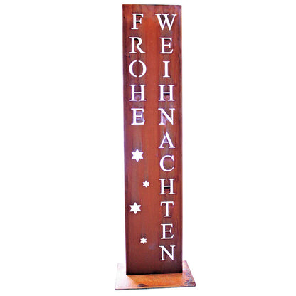 Spruchtafel Frohe Weihnachten