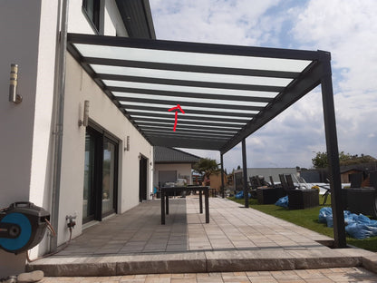 Schweng Seitenwände mit Paneelen, Glas oder Polycarbonat (konfigurierbar)