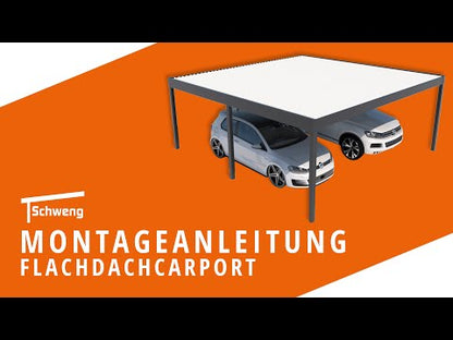 Flachdachcarport C600 (konfigurierbar)