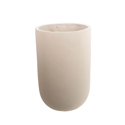 Blumentopf aus Zement – Light Grey