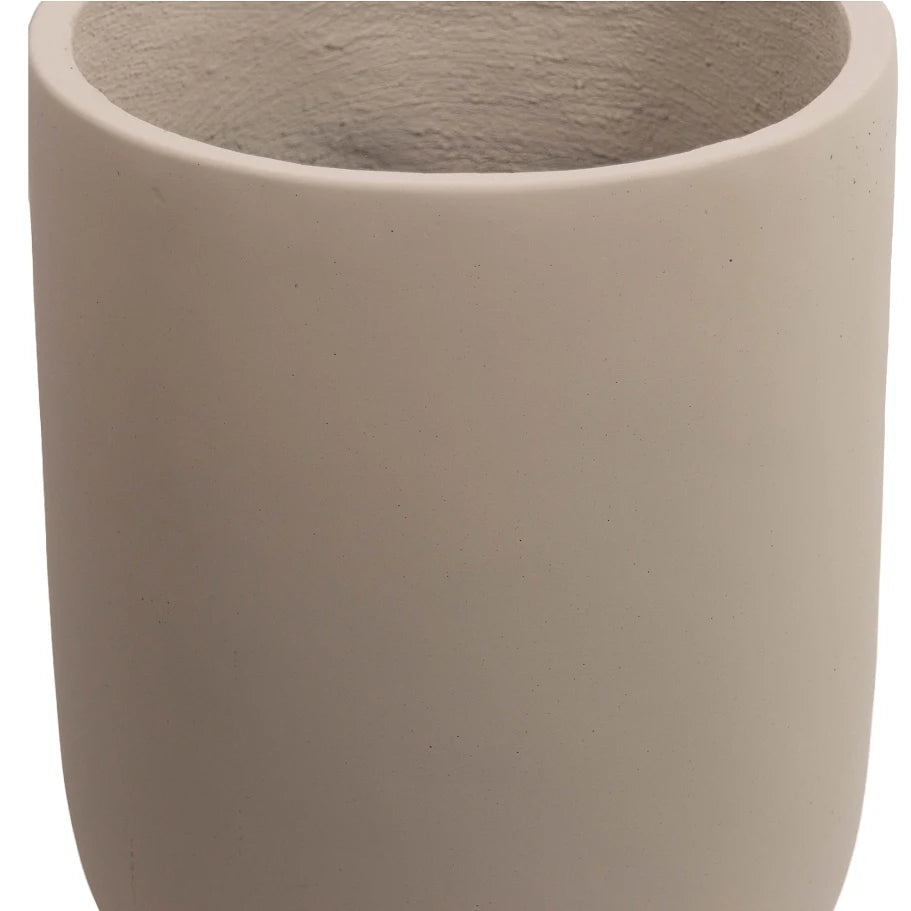 Blumentopf aus Zement – Light Grey