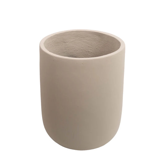 Blumentopf aus Zement – Light Grey